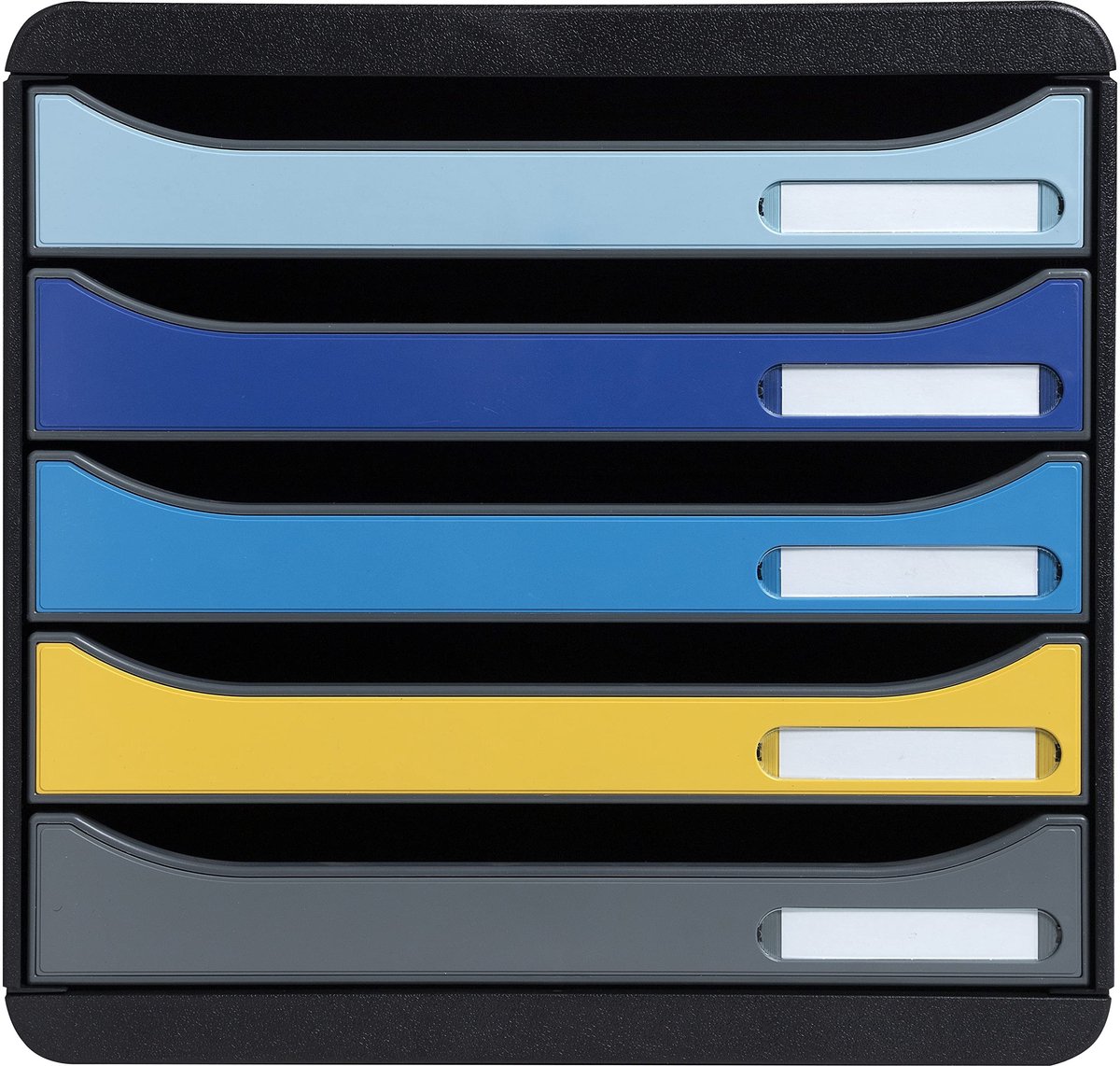 Elzusha - Documentenbox met 5 open lades - A4+ - Diverse kleuren