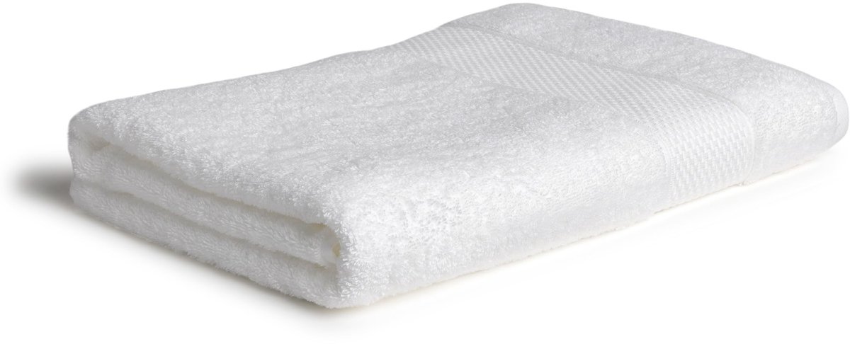 Elzusha - Douchehanddoek van 100% Egyptisch Katoen - 80 x 150 cm - Snow