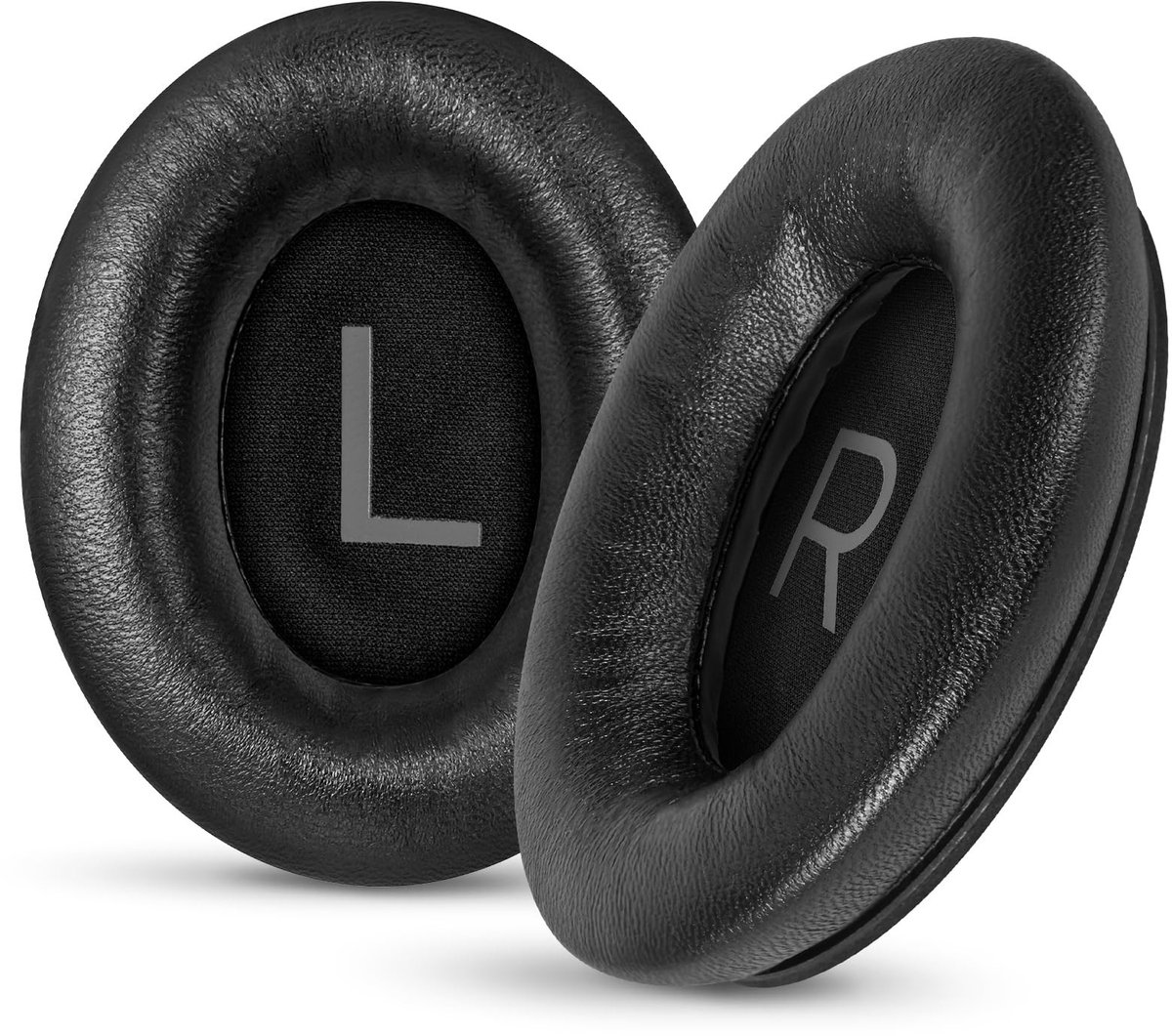 Elzusha - Lambskin Oorkussens voor Bose QuietComfort 45 - Zwart