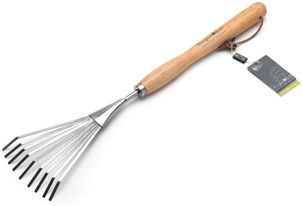 Elzusha - Mid Handled Tuinriek van RVS
