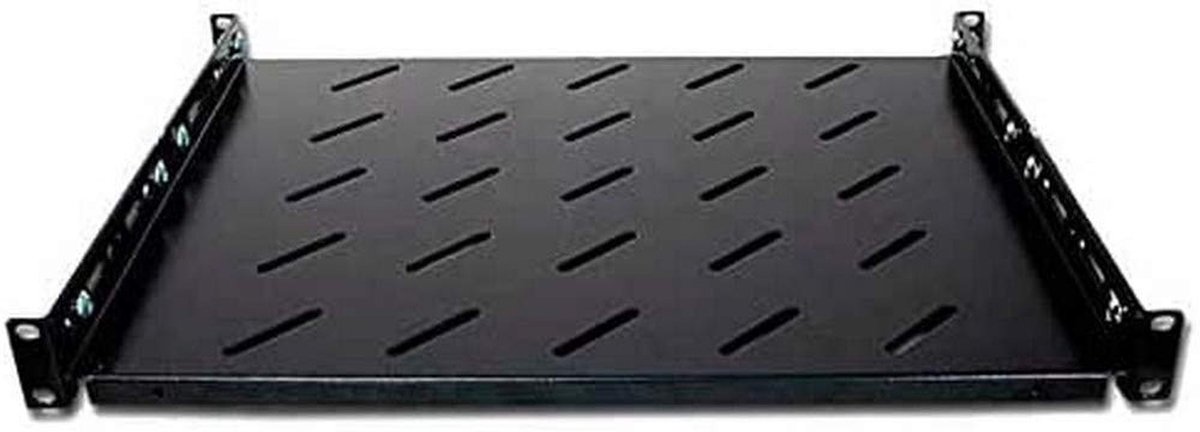 Elzusha - Wandrek met Bodem 60 cm - Multicolor Staal voor 19-Inch Rack