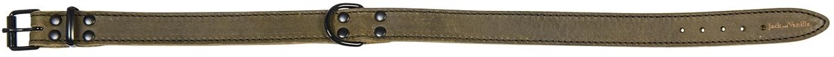 Elzusha - Hondenhalsband Black Label - Groen, 12 mm x 30 cm