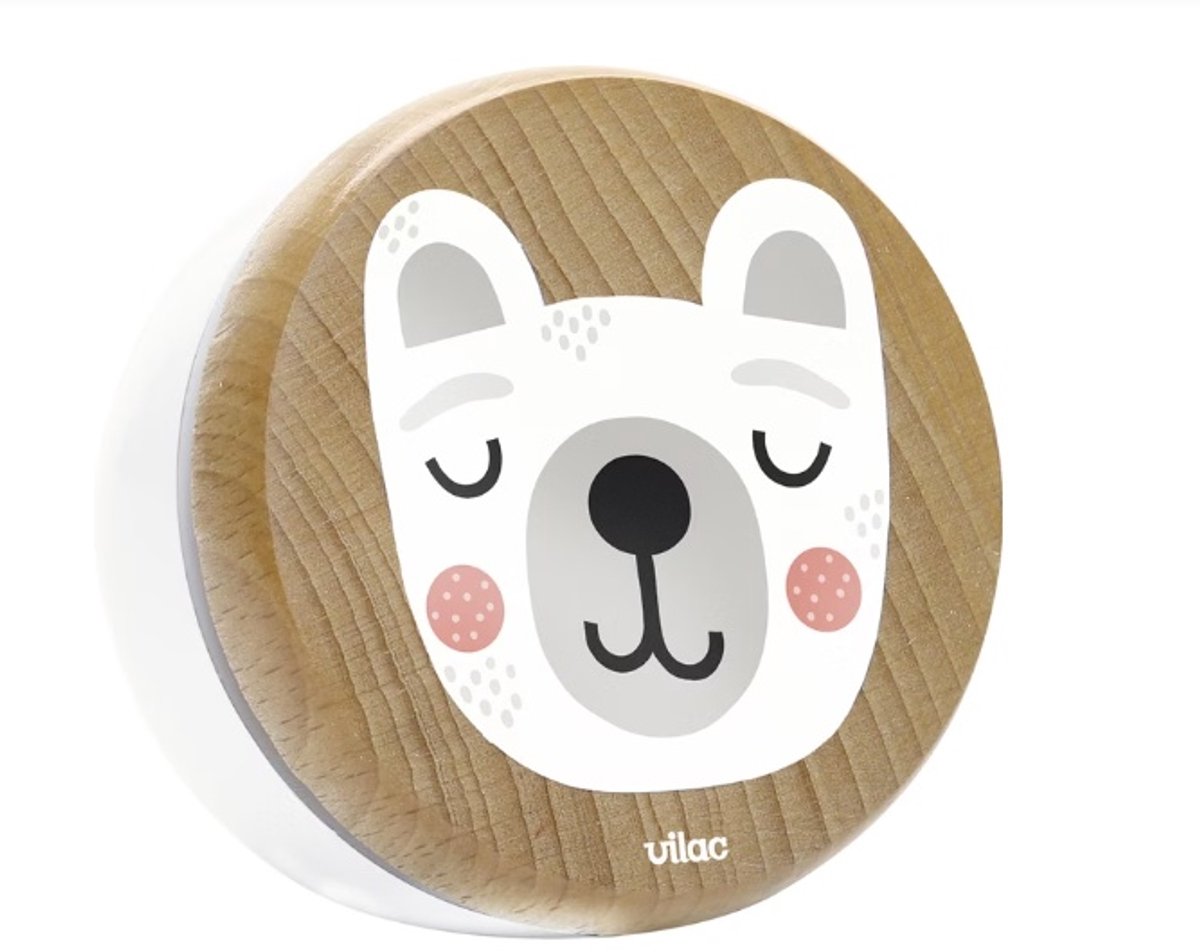 Vilac - Muziekdoos Beer - Hout - Moonlight Sonata - Vanaf 1 Jaar