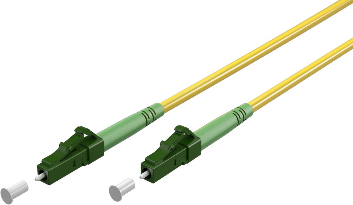 Goobay Glasvezelkabel (FTTH), Singlemode (OS2) Yellow, geel (Simplex), 25 m