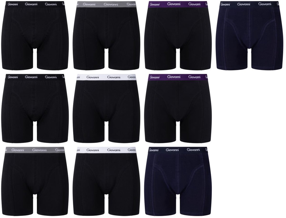 Giovanni Heren Boxershorts 10-pack - Basic 3 - Katoen