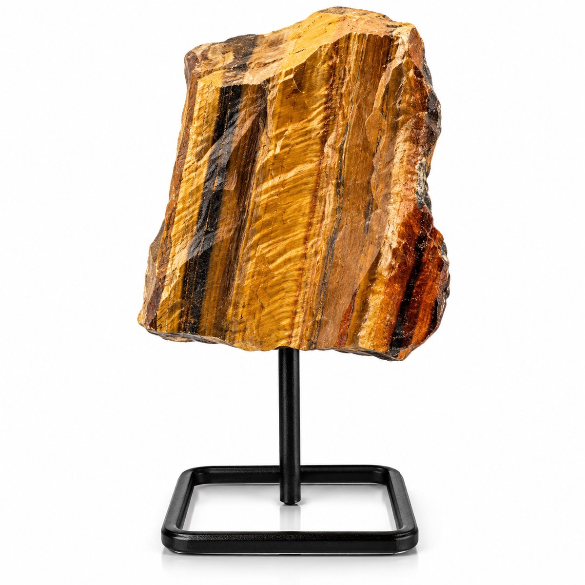 S4H - Tijgeroog op Standaard – Luxe Decoratie & Beschermende Edelsteen | S4H Premium Mineralen