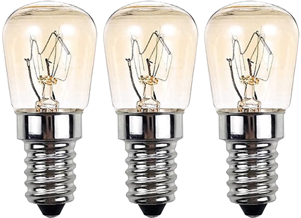 VITO Frigo - Koelkastlamp E14 - 15W 180lm 2800K - Warm Wit Licht - T26 - Koelkast Lampje - 3 stuks