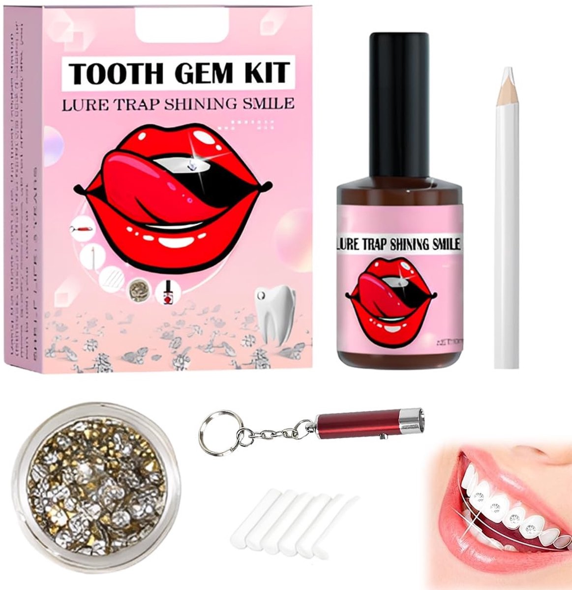 Elzusha - Tandenjuwelen Kit - DIY Decoratie voor Vrouwen en Meisjes