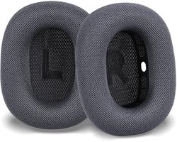 Elzusha - Vervangende Oorkussens voor Airpods Max - Duurzaam Mesh en Geheugenfoam - Ruimtegrijs