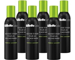 GilletteLabs Snel Afspoelbare Lichtgewicht Scheerschuim - Voor Mannen - Voordeelverpakking 6 x 240ml
