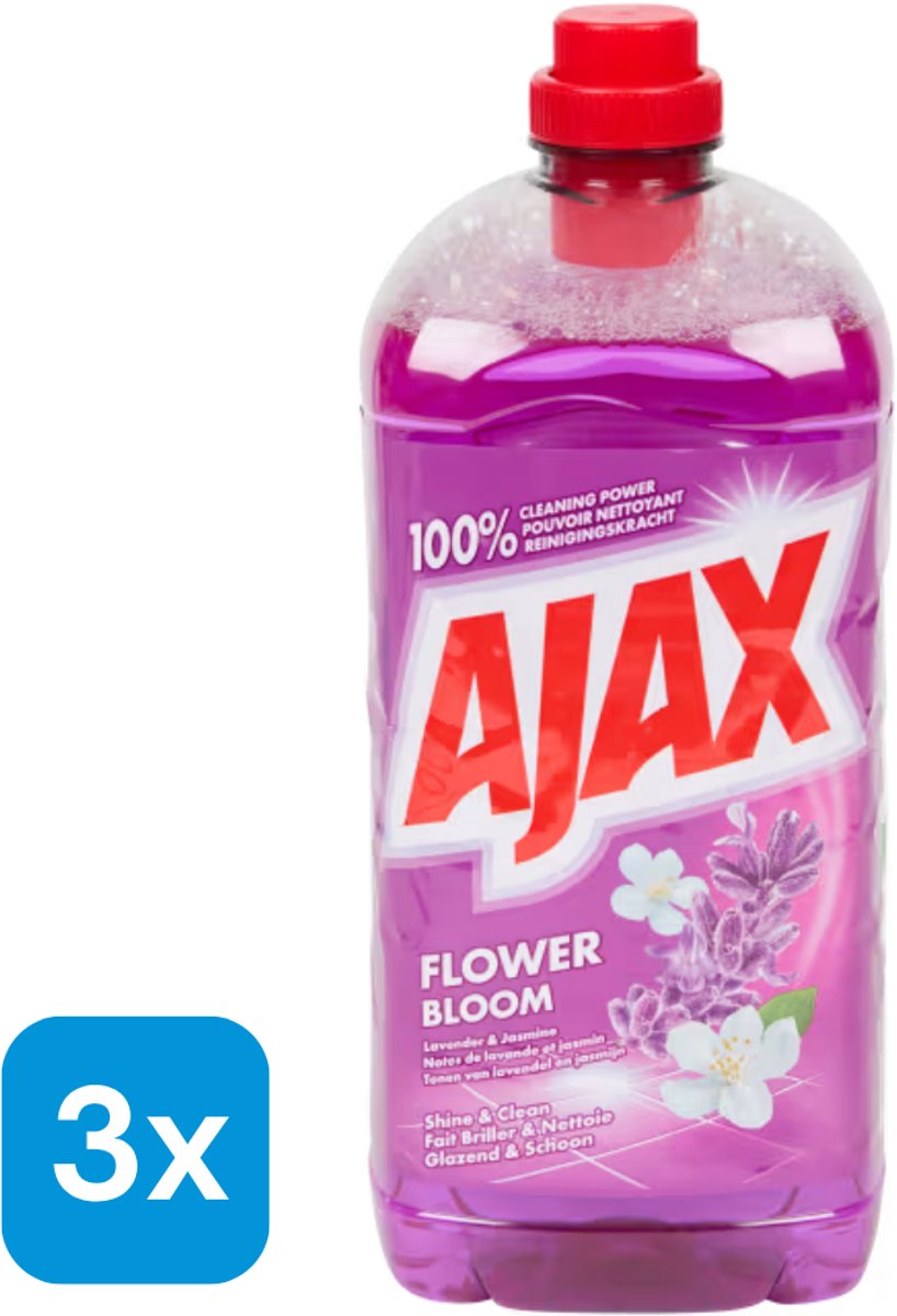 3x Ajax allesreiniger Flower Bloom