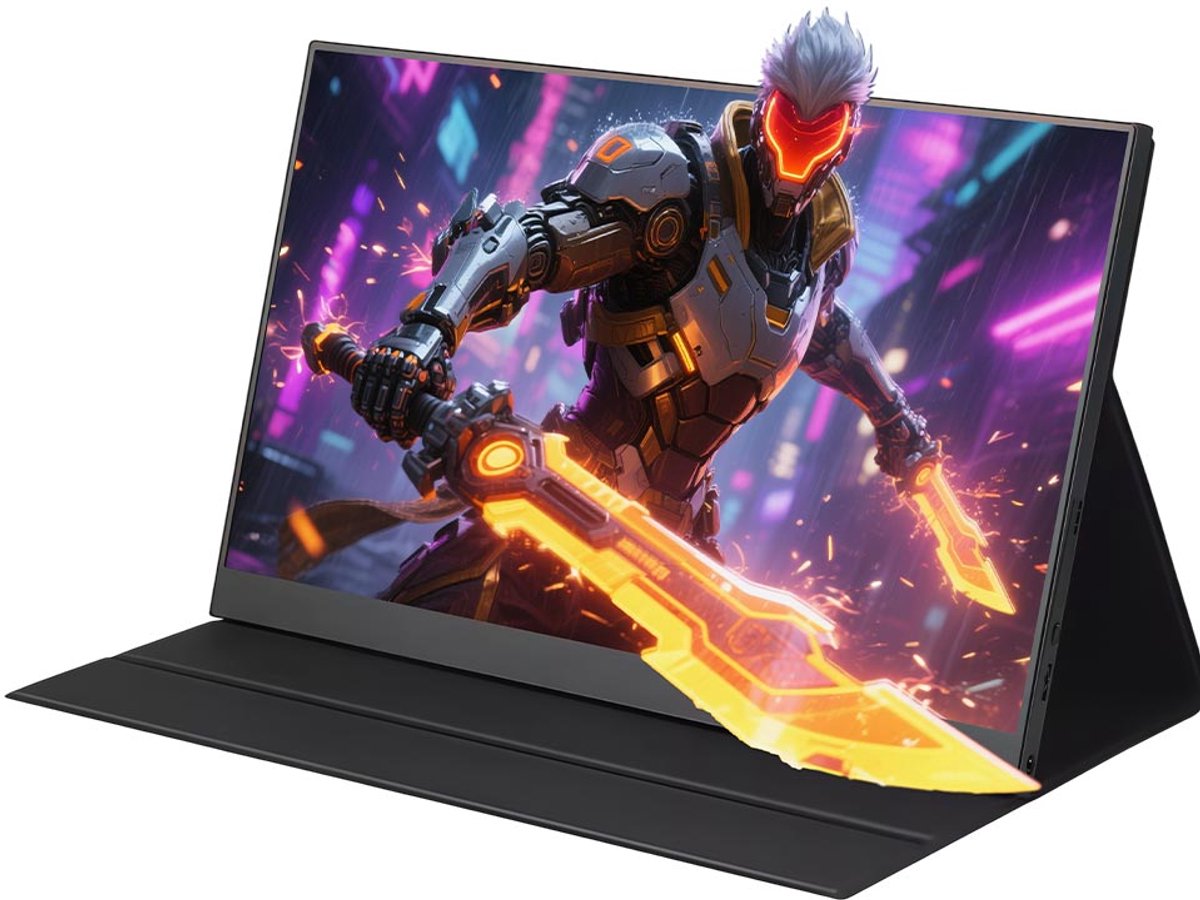 Draagbare Monitor 15,6 Inch Full HD - IPS Scherm 1920 x 1080 - 60 Hz Vernieuwingsfrequentie - LED Beeldscherm - Voor Laptop En Gaming