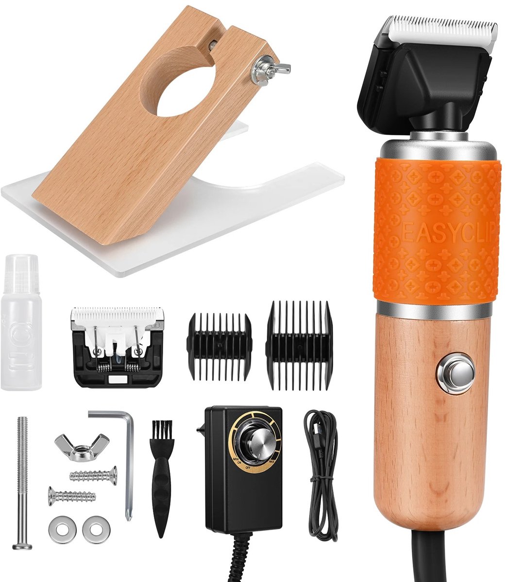 Nyoz tufting trimmer - Tapijt trimmer - 200 W - 6 snelheidsstanden - Verstelbare snijdiepte - 3/6/9/12 cm - Met geleider