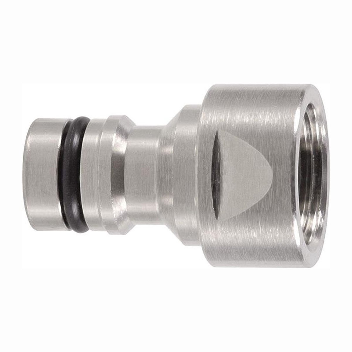 GEKA Hahnconnector plus-Steeksysteem Messing vernikkeld IG 19,17 mm - 46.0710.8