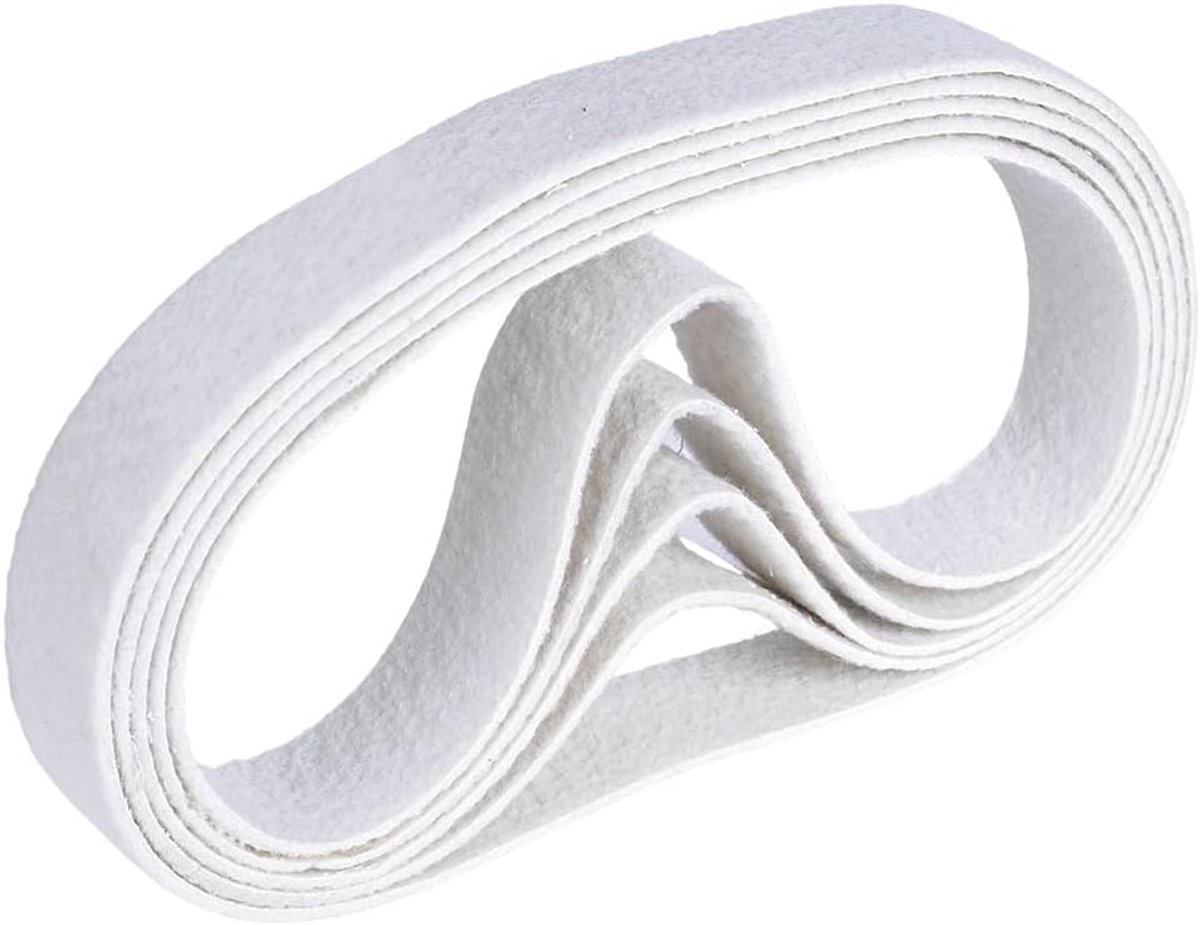 sanding belt, sanding belt, non-woven belt, tube belt sander, class T polishing, colour: white, 13 mm x 457 mm' - ShopVlot