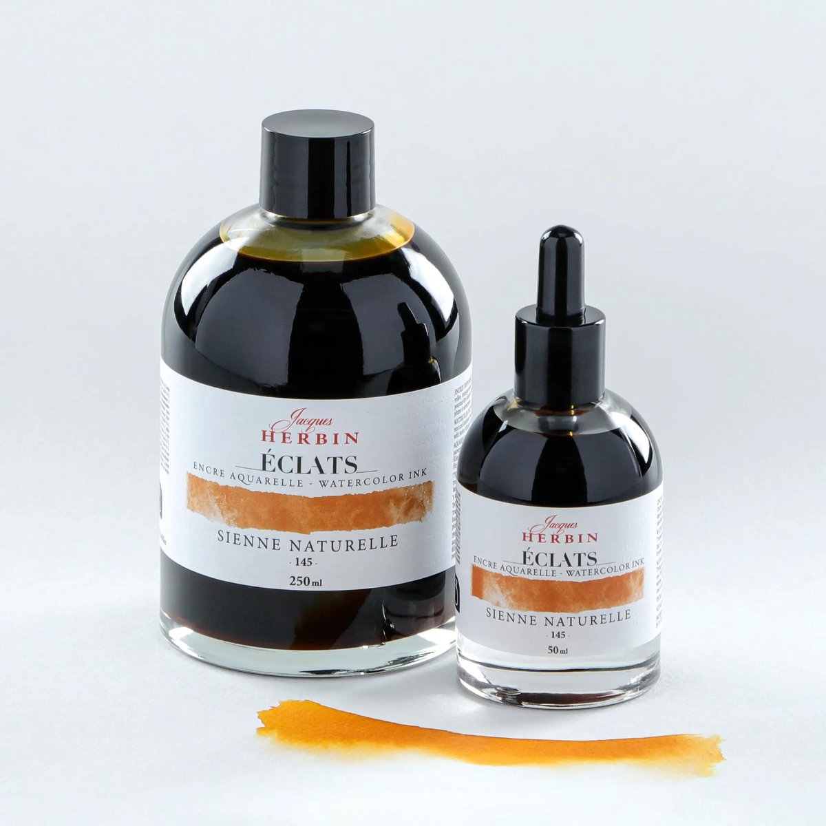 Jacques Herbin Éclats – Aquarel Inkt – Vloeibare Aquarelverf – Sienna Geel – 145 – 50 ml