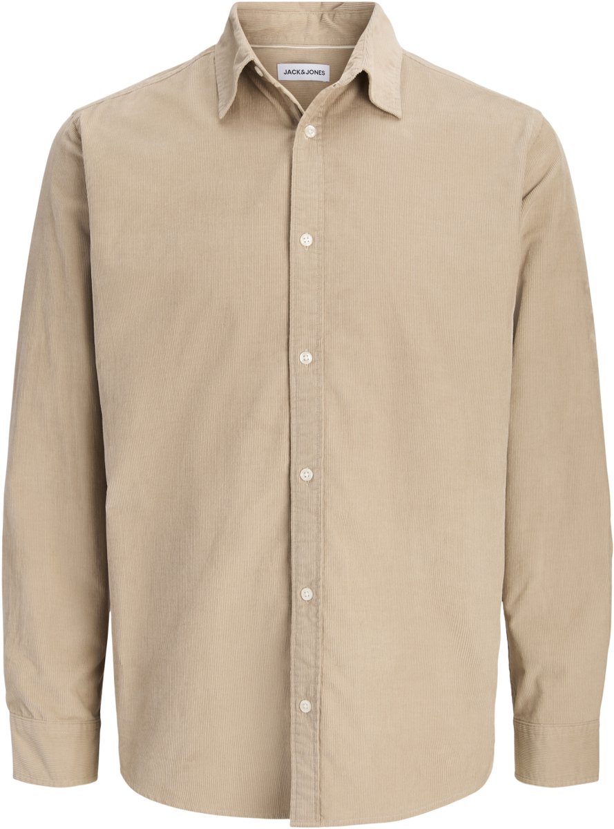 Jack & Jones Overhemd Jjefield Cord Shirt Ls Sn 12298525 Crockery Mannen Maat - M