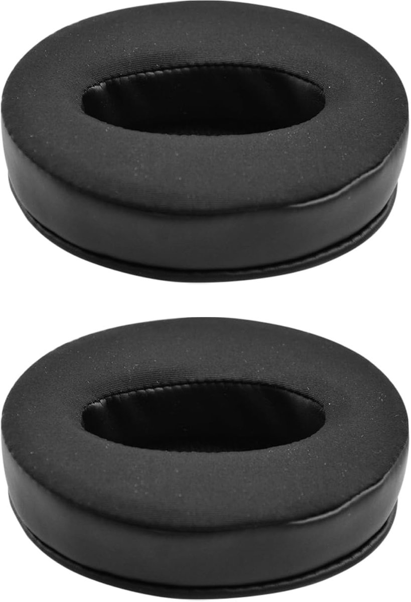 Pack of 2 Replacement Ear Pads, Black Soft Protein Leather Memory Foam Headphones Ear Pads Replacement Pads Compatible - ShopVlot