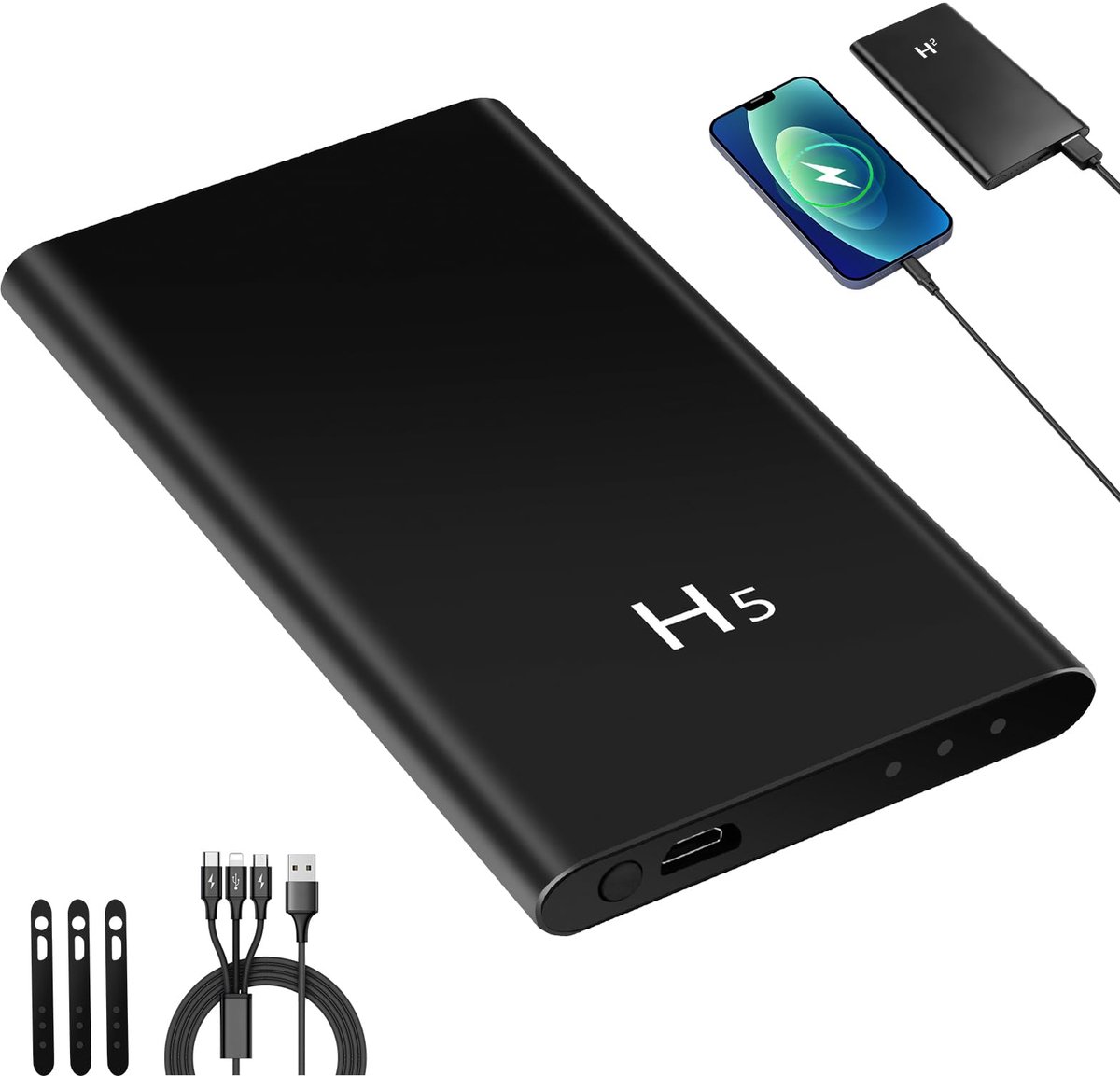 pokurui Mini HD camera 1080P met 5000mAh powerbank camera en batterij 17H - ShopVlot