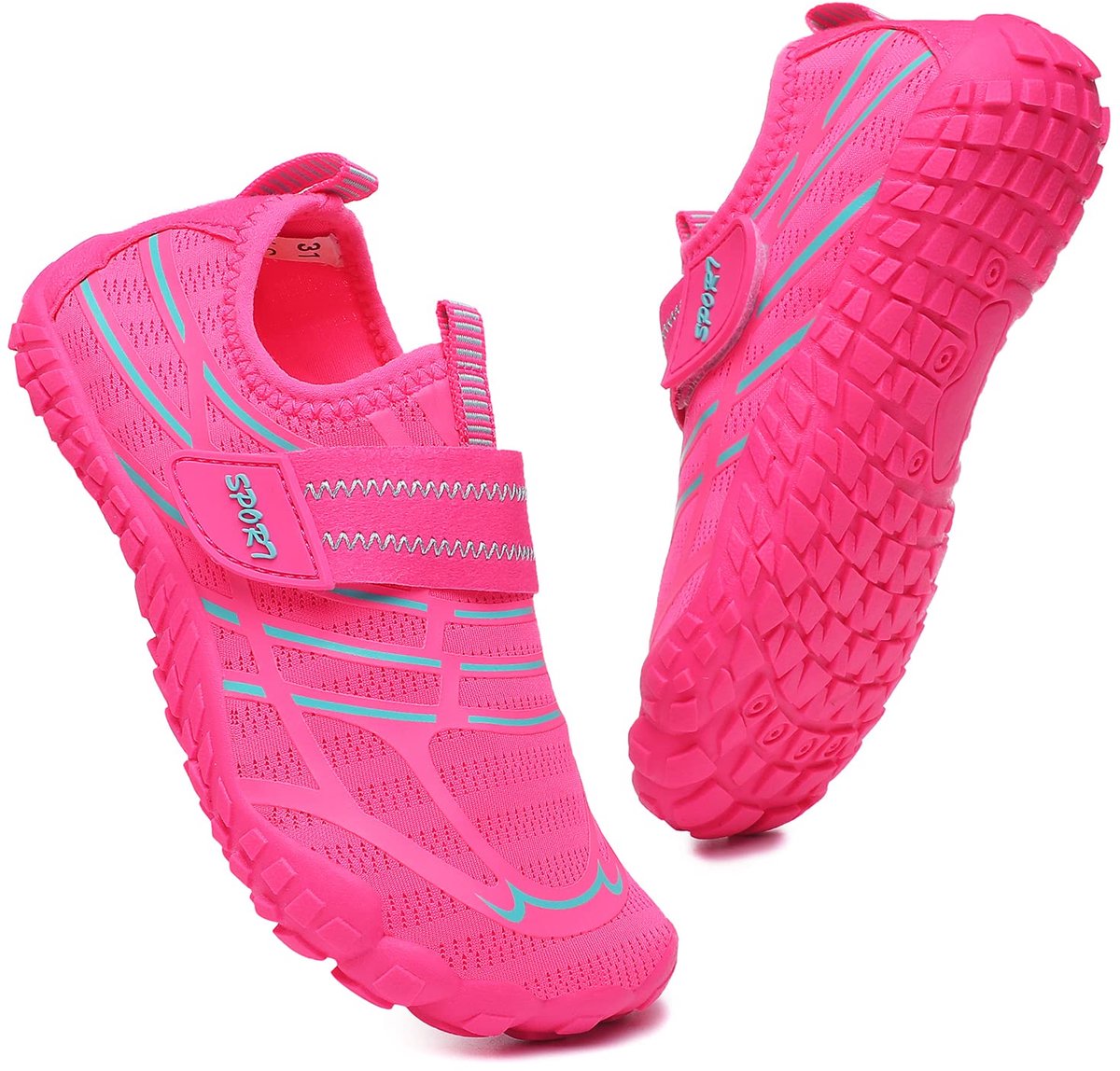 PiDaGlobal Kinderwaterschoenen, strandschoenen voor jongens en meisjes, zwemschoenen, badschoenen, sneldrogende - ShopVlot