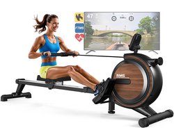 MettleMatic RM5 Roeitrainer - 16-Niveaus Magnetische Weerstand - Bluetooth - 150 kg Laadvermogen