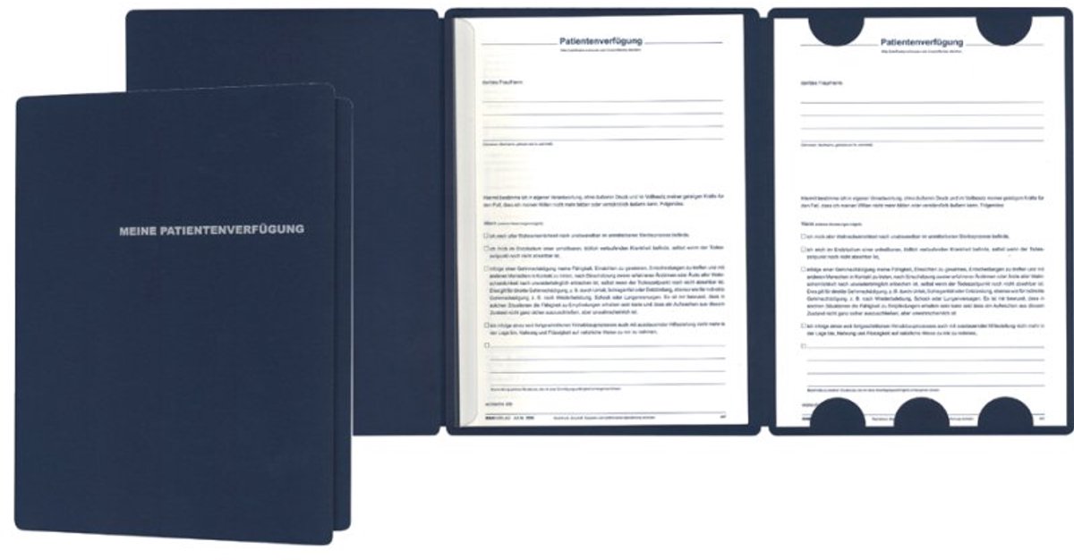 RNK Verlag formulierenmap Patiëntentestament, 225×310 mm, 1 persoon