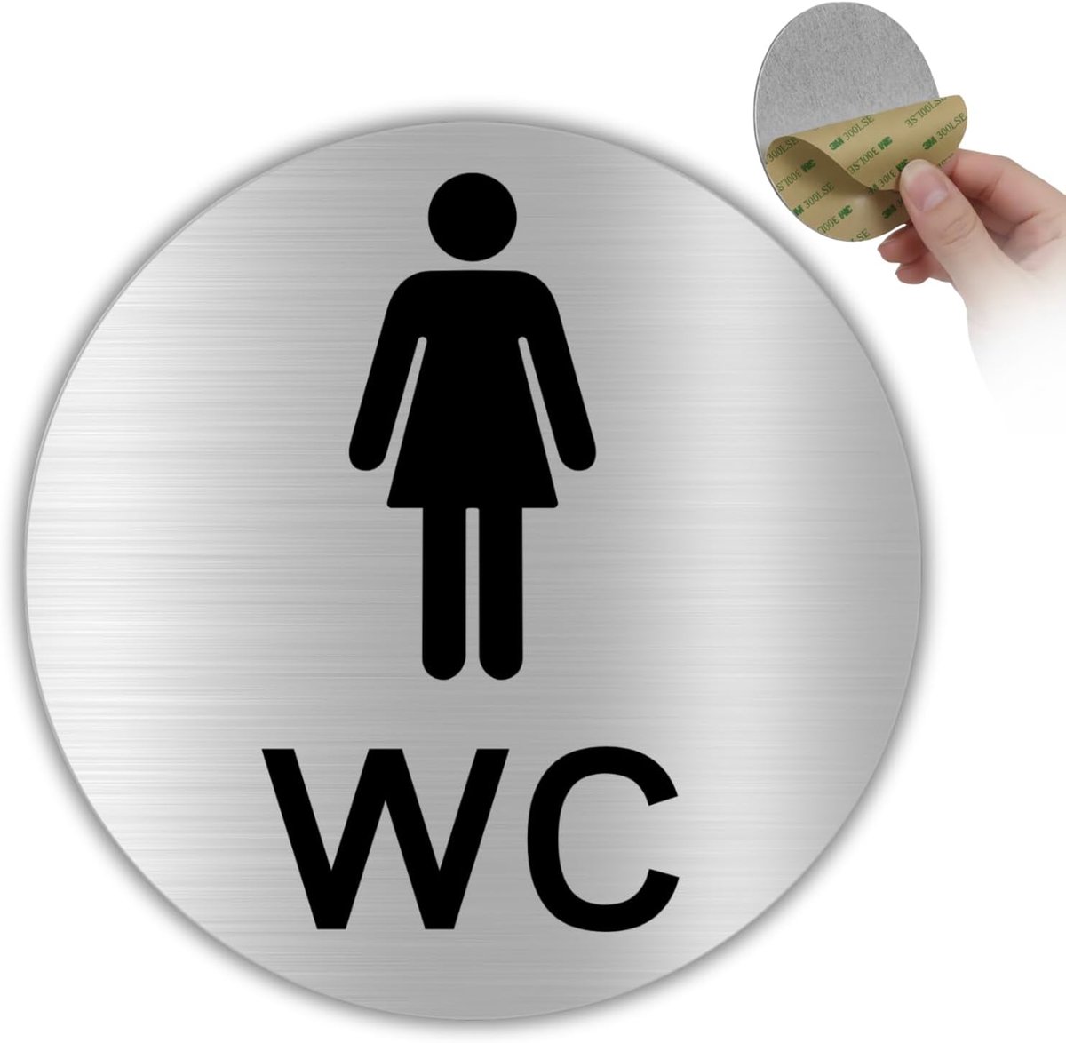 Toilet Board for Women, Thickness 0.8 mm, Diameter 100 mm, Aluminium, Toilet Plate, Bathing Plate for Women - ShopVlot