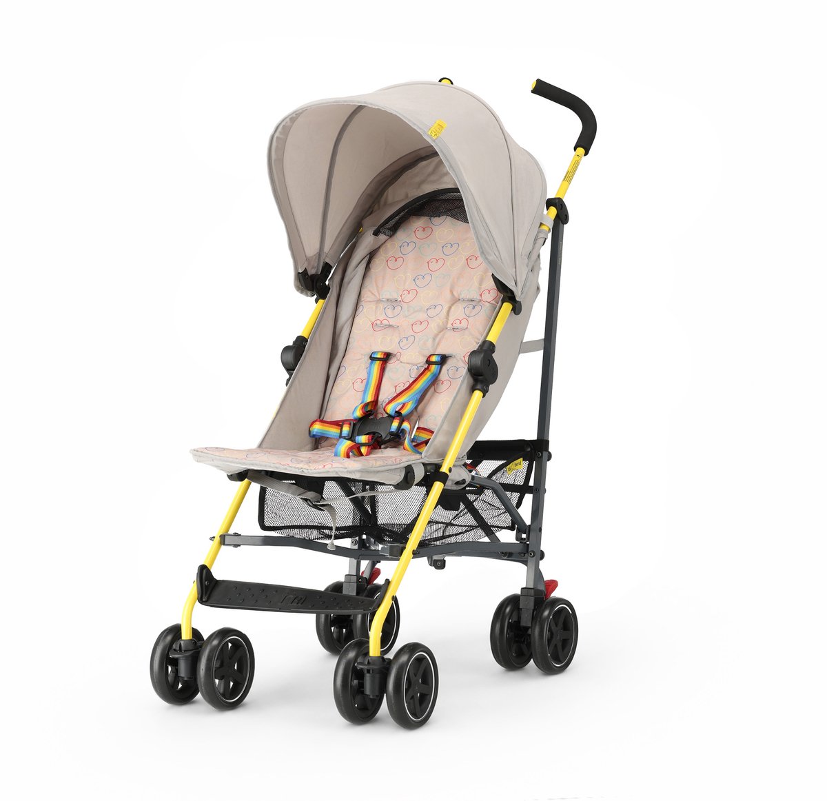 Mooiys Paraplu Buggy Inklapbaar - Kinderbuggy Compact - Cream – foto 7