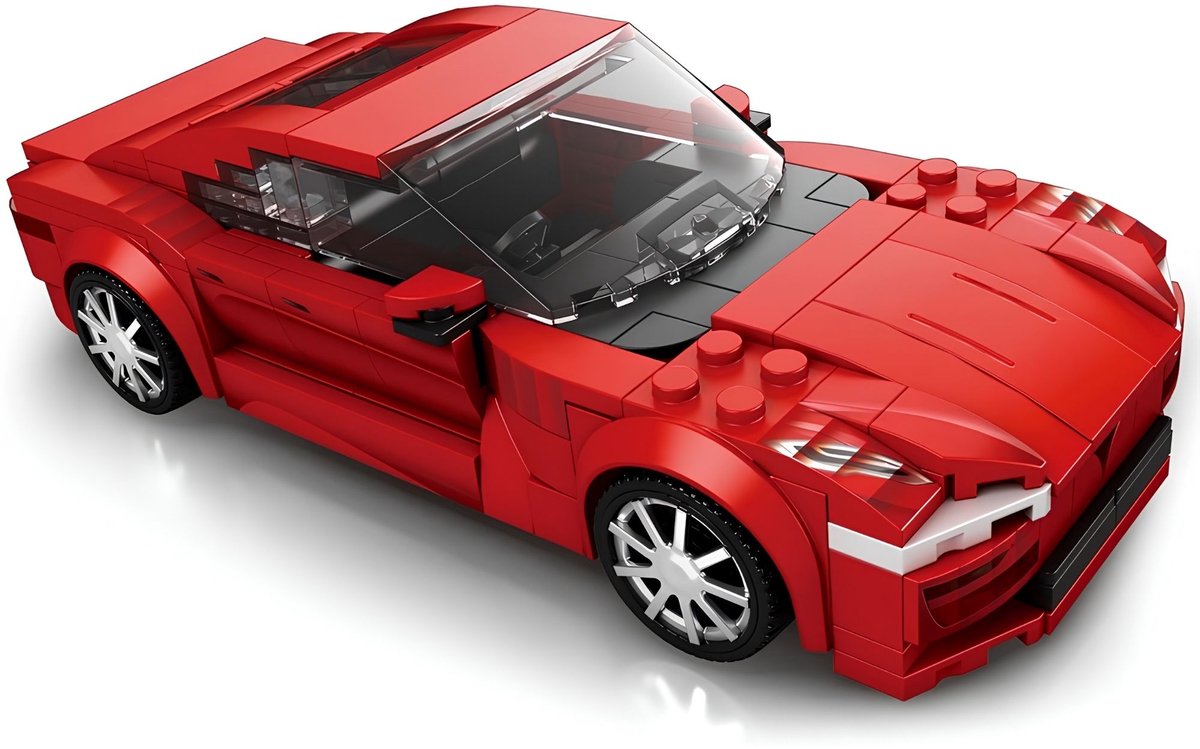 Reobrix 820 Audi R8 sportwagen bouwset | City fast champions adventure | Creator classic motor bouwpakket | Technic speelgoed ideas voor volwassenen | Icons furious speed auto | Technische bouwdoos met 305 bouwstenen