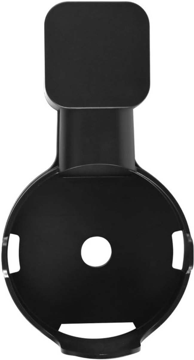 Houder voor muurbevestiging - Ophangsysteem voor speaker - Voor slimme speaker - Geïntegreerde kabelhouder - 18x10x3 cm - Zwart
