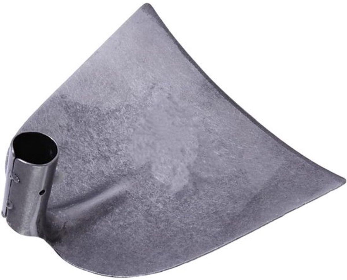 Schoffelkop voor tuingereedschap - Landbouwgereedschap - Voor bodembewerking - Verbred ontwerp - Lengte 24.5 cm - Zilver