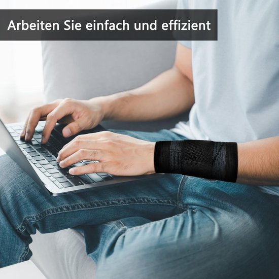 4-Pack Polssteun voor Sport en Herstel - Ademend Bandage voor Peesontsteking en Pijnverlichting — afbeelding 3