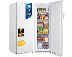 Heinner HFF-HS194NFE++ Vrieskast – 194 L – No Frost – Multi Airflow Systeem – Supervriesfunctie – Deuralarm – Wit – 5 Jaar Garantie
