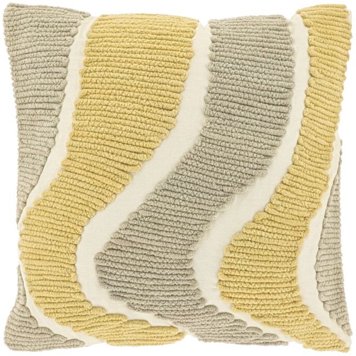 Unique Living Sierkussen Charly - Chateau Grey - 45x45cm Grijs