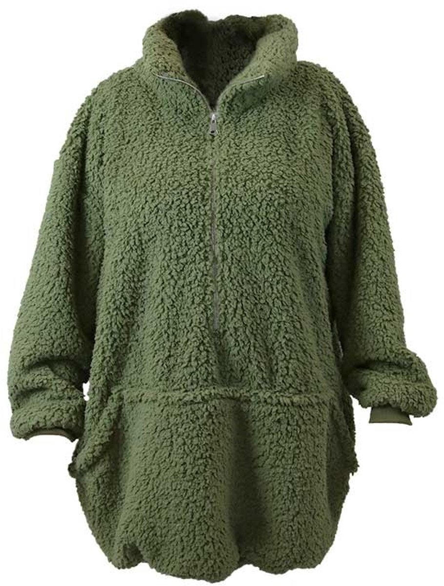 Unique Living - Hoodie Willow - kids/peuter - 43x47cm - winter green
