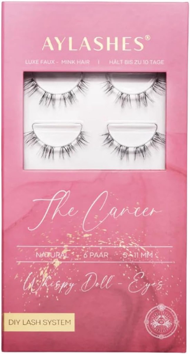 Aylashes Vegan 3D Eyelashes with Thin Flexible Band for a Glamorous Look Fluffy False Eyelashes Up to 20 x Vegan - ShopVlot