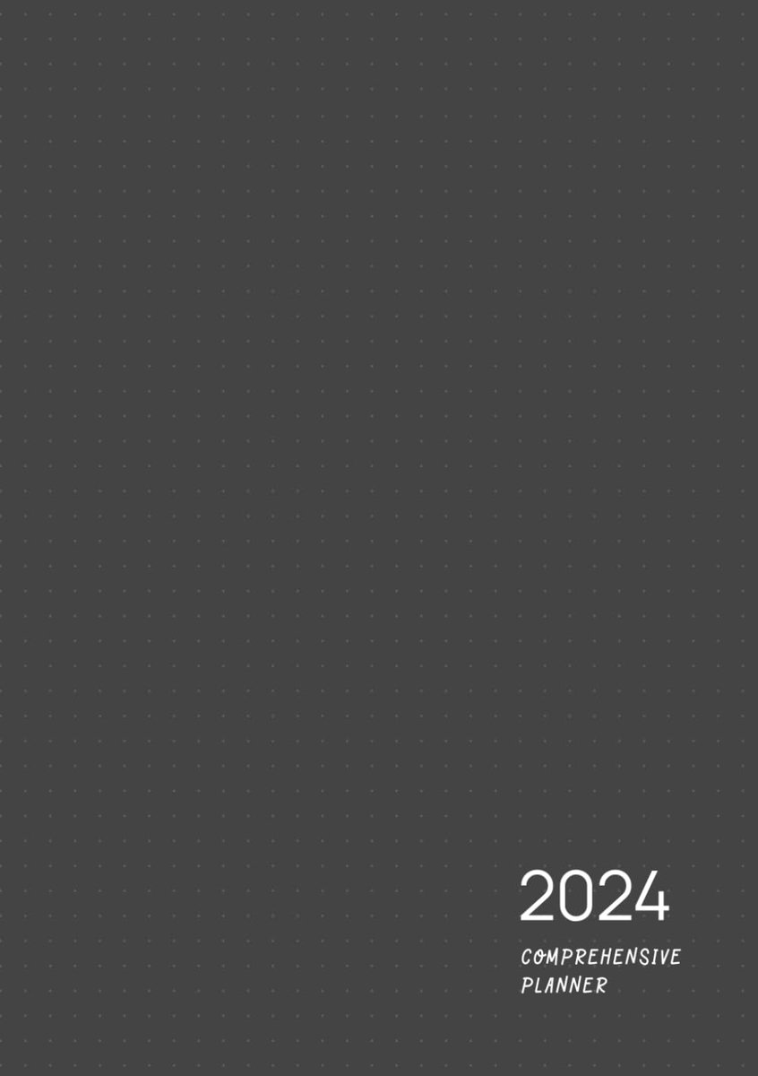 2024 Comprehensive A5 Planner: Yearly, Monthly and Weekly Overviews with Habit Tracking and Dotted Grid Pages for - ShopVlot