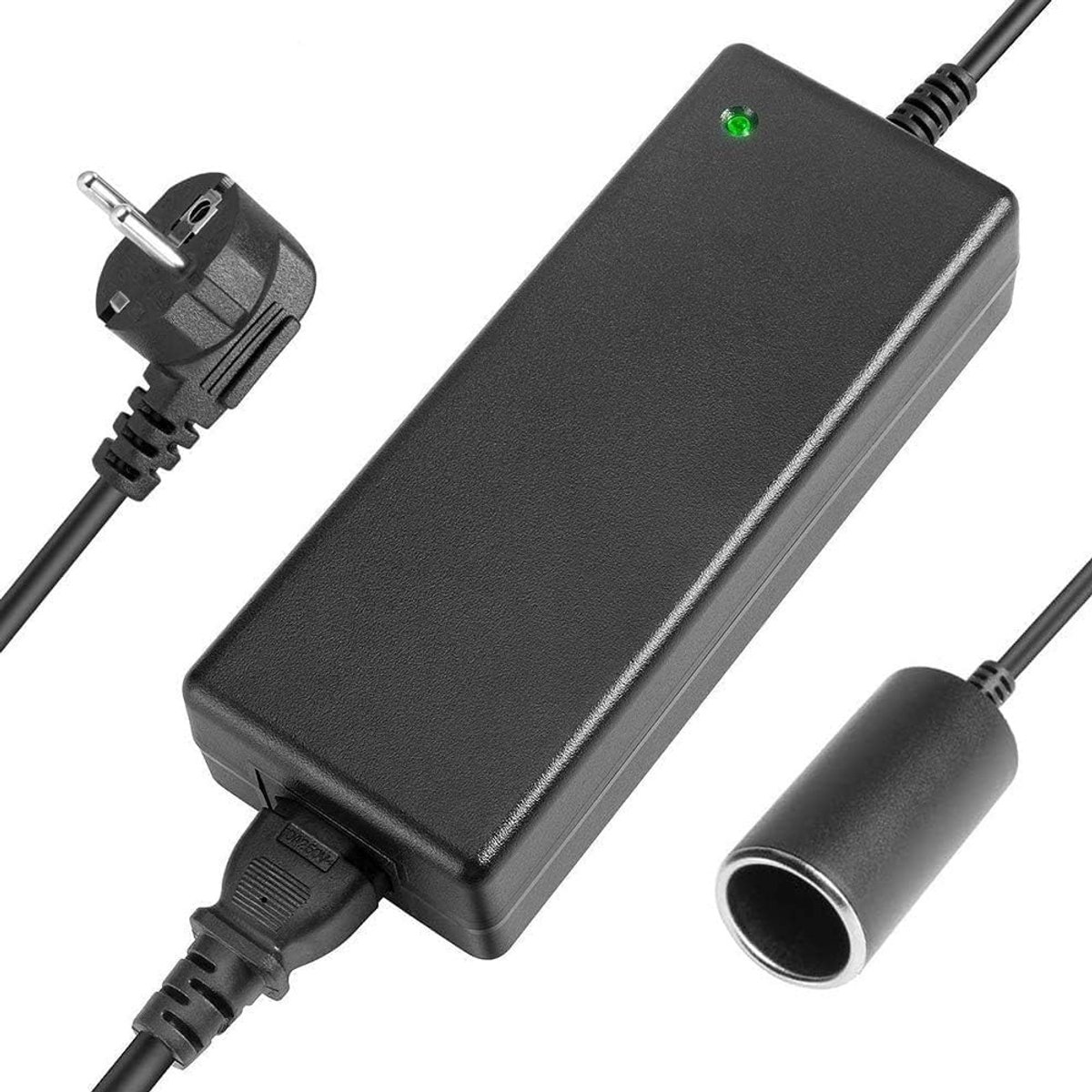 Power Adapter 100V-240V to 12V 6A (72W) – Inverter with Cigarette Lighter Connection – 12V Power Supply for Car - ShopVlot