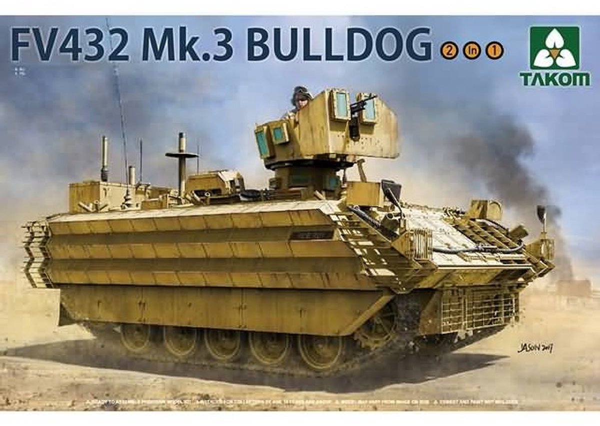 Takom 2067 FV432 Mk.3 Bulldog Britse Pantserwagen – 2-in-1 Modelbouw – 1:35