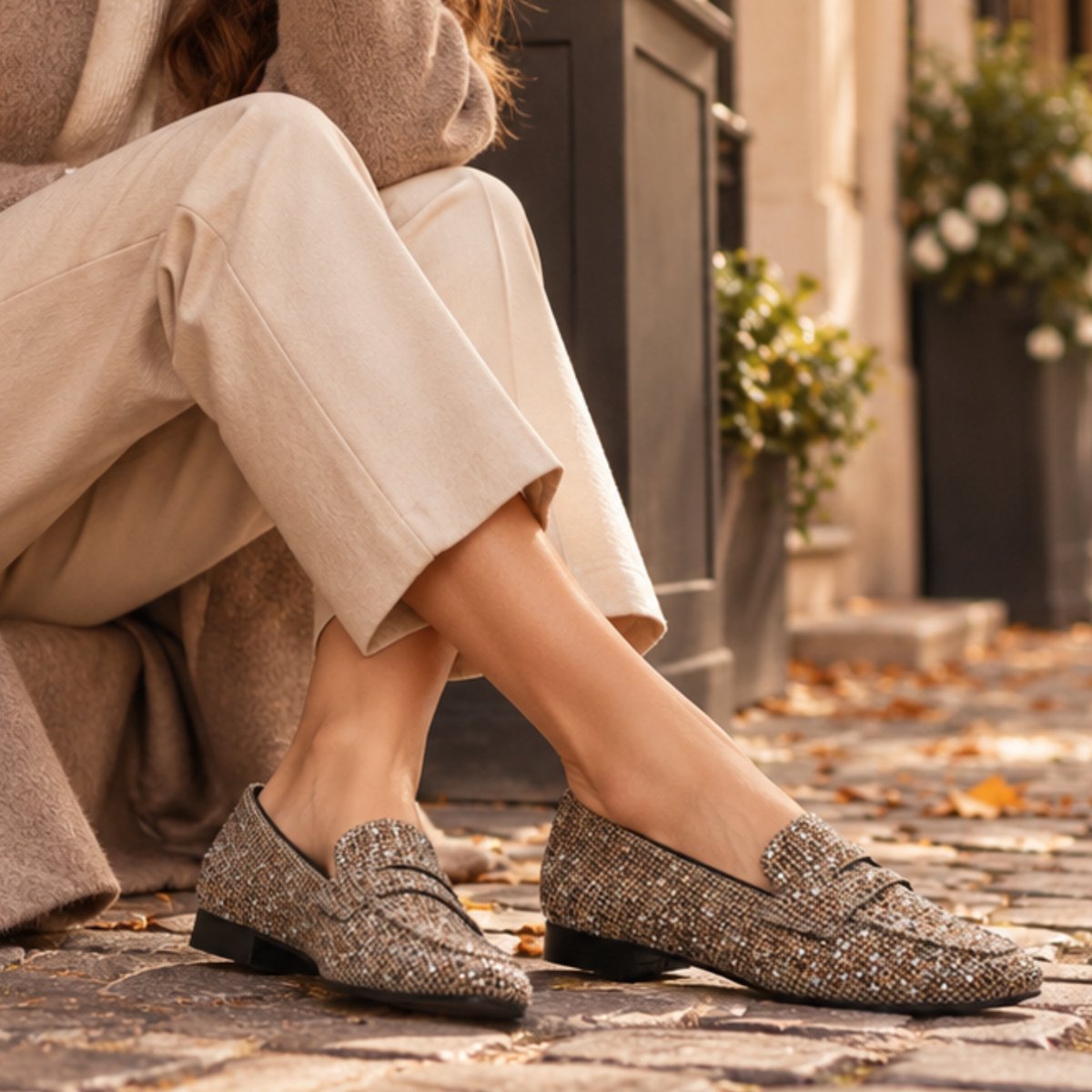 La Strada Loafer Taupe - Damesschoenen - Maat - 40