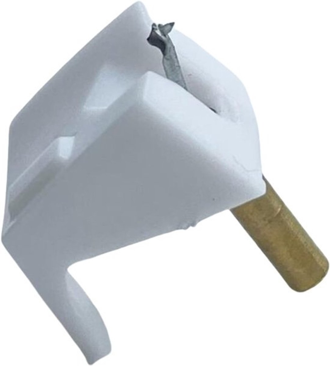 Vervangingsnaald - Naald voor platenspeler - Muziek luisteren - Specifieke compatibiliteit - 3 x 3 x 1 cm - Wit