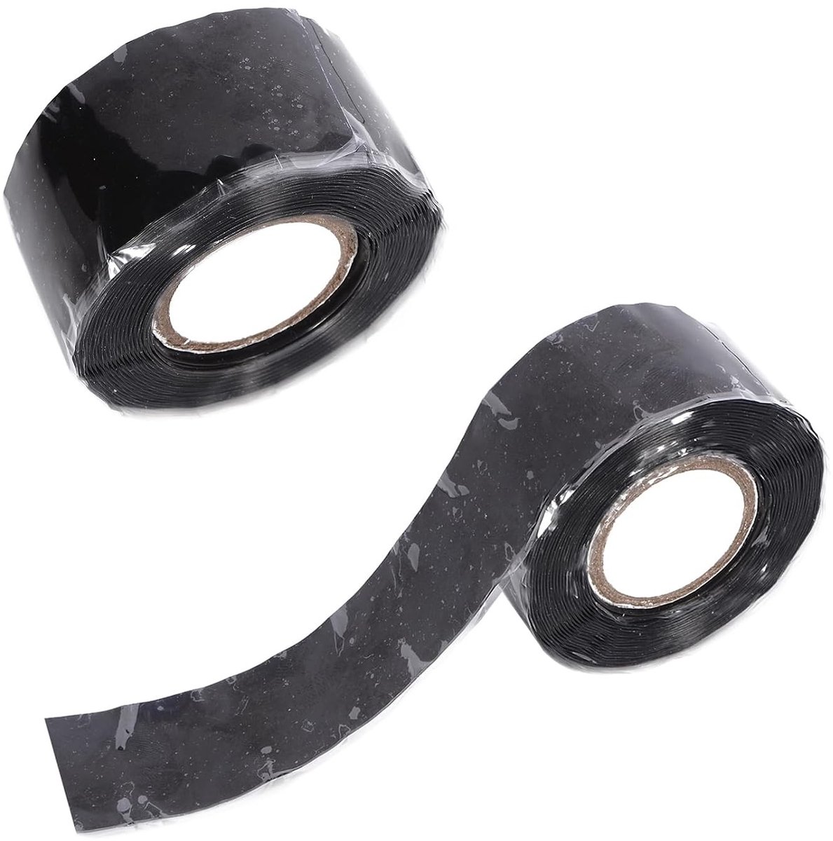 2 Rollen Zelfklevende Siliconen Tape voor Isolatie, Waterdichte Reparatie en Warmtebestendige Toepassingen, 2,5 mm x 3 m