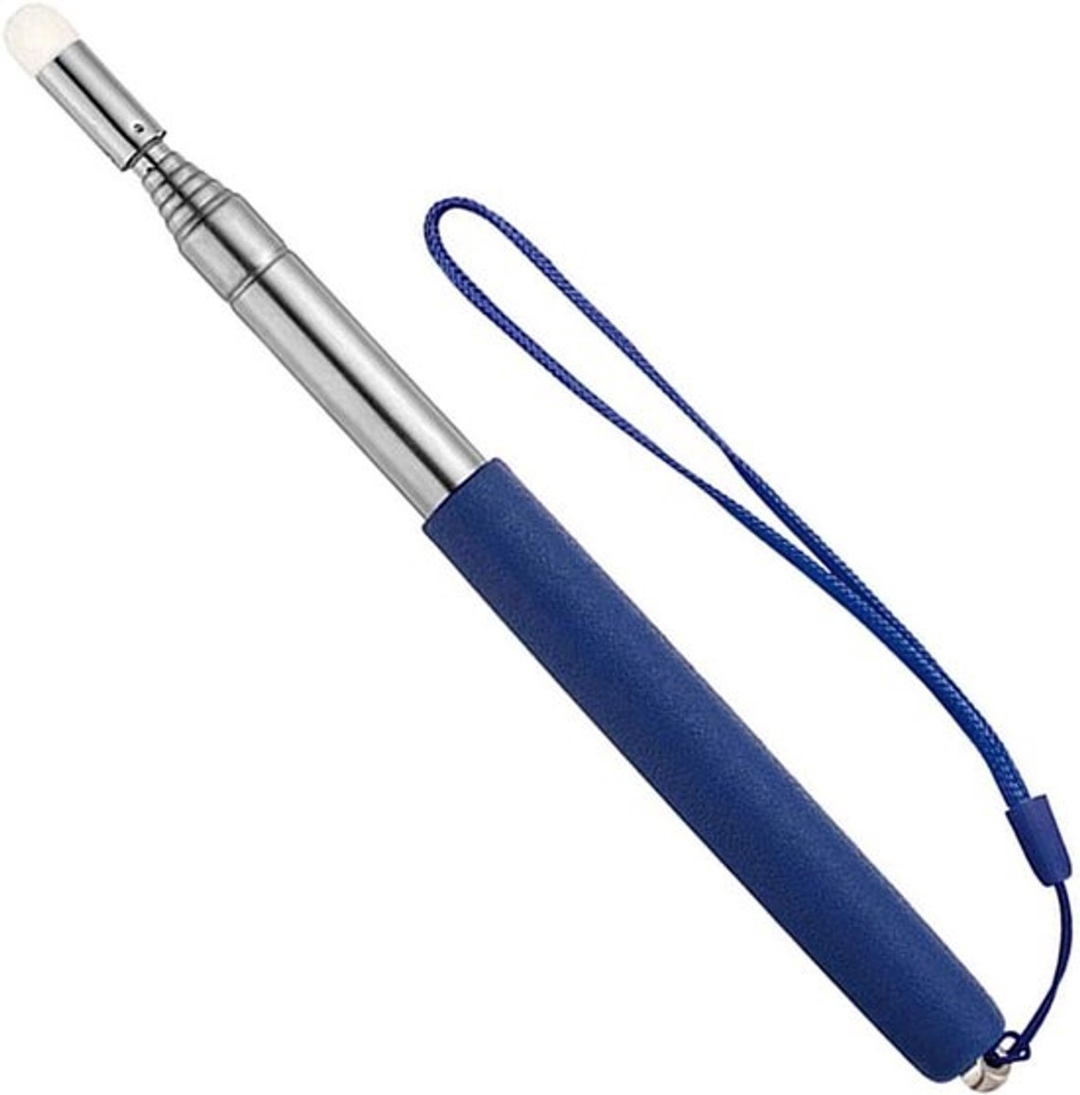 Telescopische aanwijzer - Presentatiestick - Voor presentaties in het klaslokaal - 7-delig, uitschuifbaar - 100 cm - Zwart