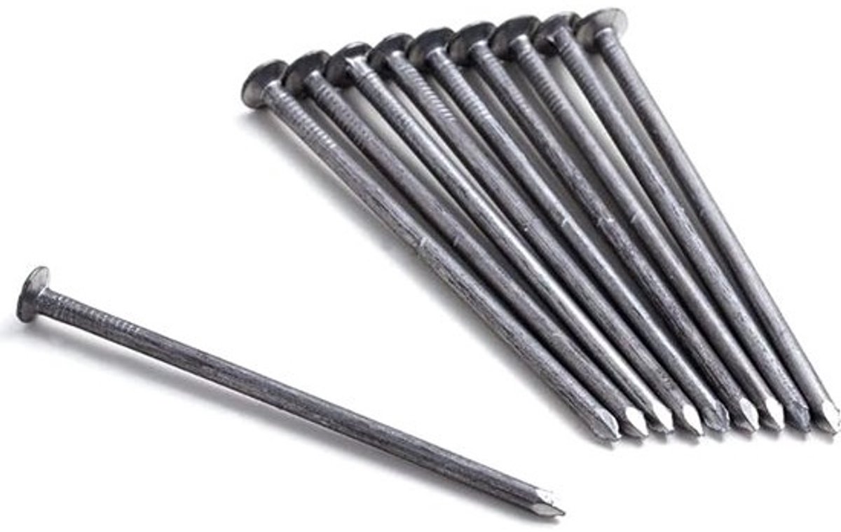 Stalen nagels - Bevestigingsmaterialen - Voor doe-het-zelfprojecten - Effen staal - 18 x 25 mm
