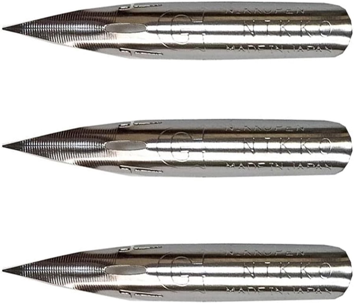 Nikko Manga Pen Nib G Pen - Super Polish Type- 3pcs - ShopVlot