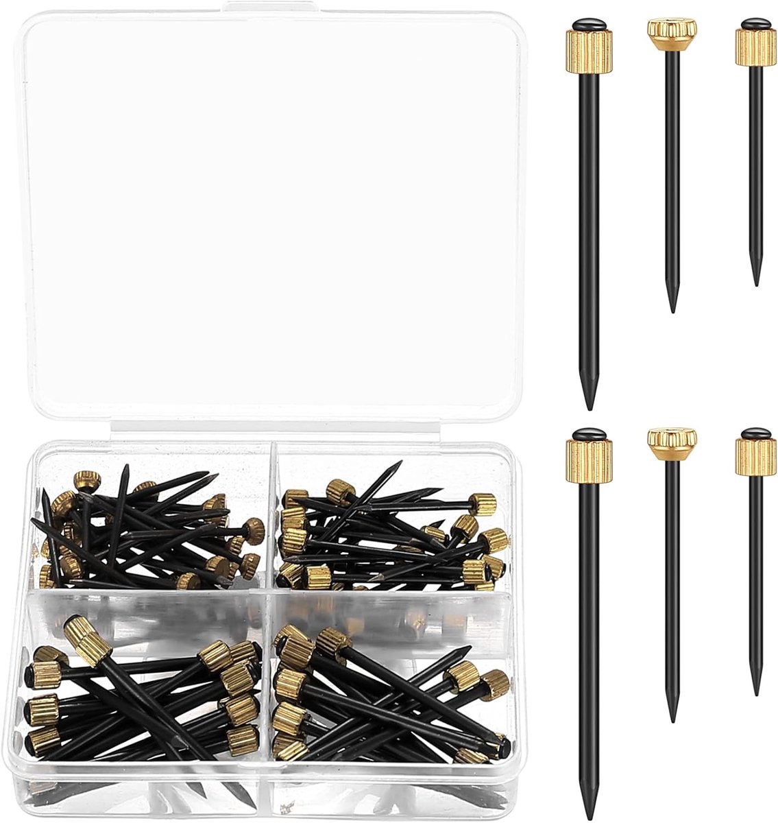 Set of 90 Art Nails for Hanging Photos, Steel Nail Set for Photo Nails, Wall Nail Set, Photo Pendant, Nail for Hanging - ShopVlot