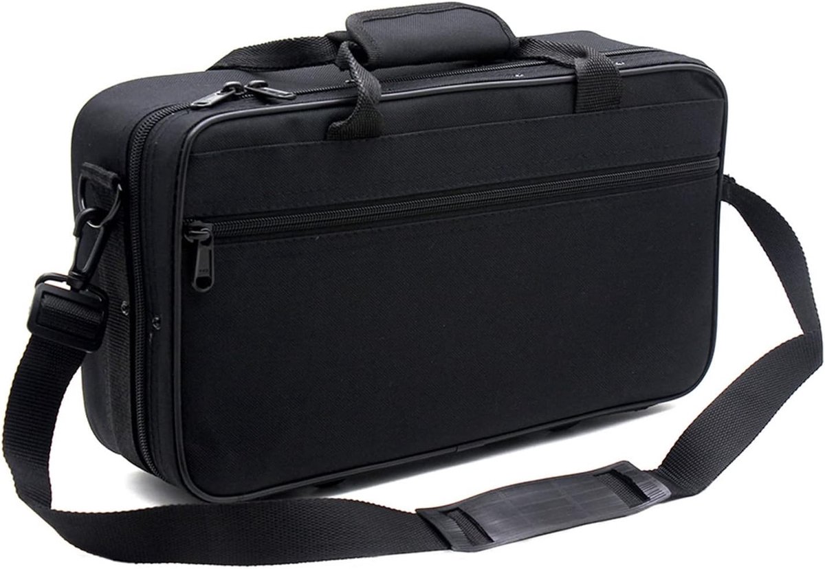 BB Clarinet Case Gig Bag Backpack Box Water Resistant 600D Foam Cotton Padding with Adjustable Single Shoulder Strap - ShopVlot