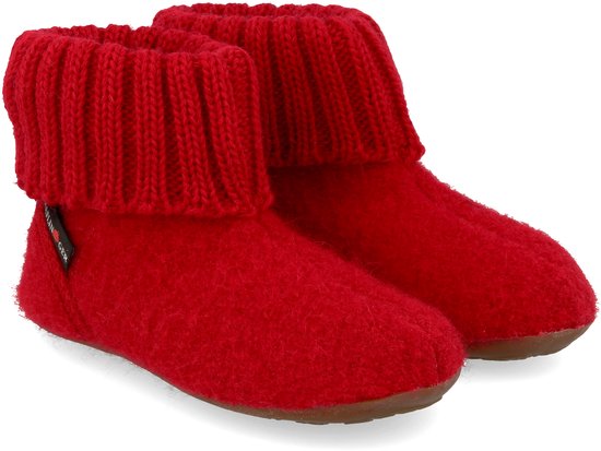 Haflinger Everest Karlo Pantoffels - Dames - Rood
