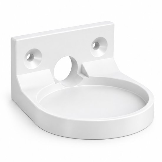 YUOM. Muurbeugel geschikt voor eufy Security Indoor Cam Mini 2K – Wandhouder – Wall Mount – Wit – incl. schroeven & pluggen — afbeelding 3