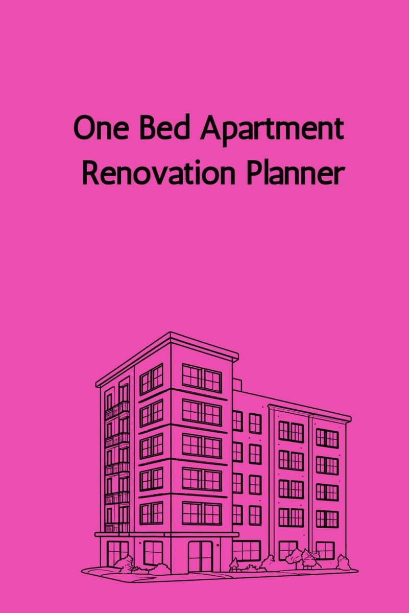 One Bedroom Apartment Renovation Planner: Pink cover - ShopVlot